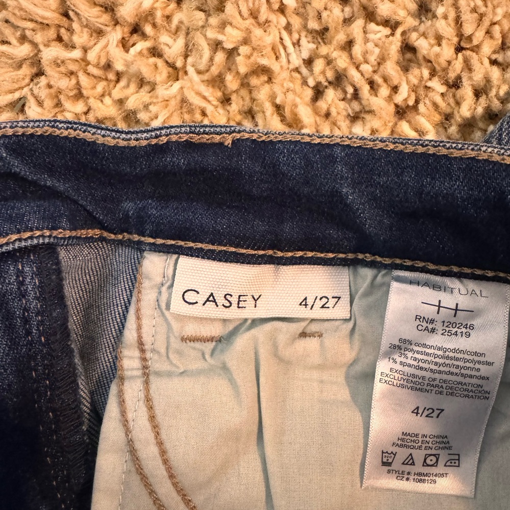 Habitual Women’s Casey Flare Jeans Blue Denim Size 4/27 – Like New - Picture 10 of 12